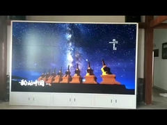 حائط تلفزيون LCD التجاري 46 بوصة 1.8 ملم أرضية واقفة إعلانية حائط التوصيل