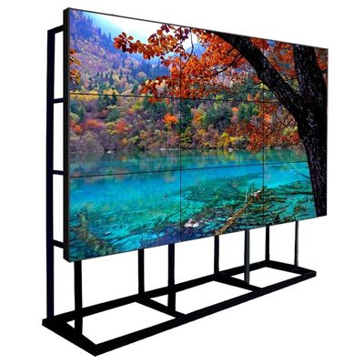 شاشة تشكيل LCD UHD ضيقة للغاية 55 بوصة 3.5 ملم عرض جدار فيديو داخلي