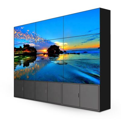 شاشة تشكيل LCD UHD ضيقة للغاية 55 بوصة 3.5 ملم عرض جدار فيديو داخلي