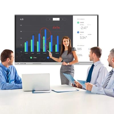 كل شيء في واحد 98 بوصة الرقمية التفاعلية لوحة بيضاء متعددة اللغات للمدرسة