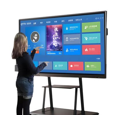 110 بوصة لوحة سوداء رقمية تفاعلية مع شاشة 4K Ultra HD وقلم كهرومغناطيسي