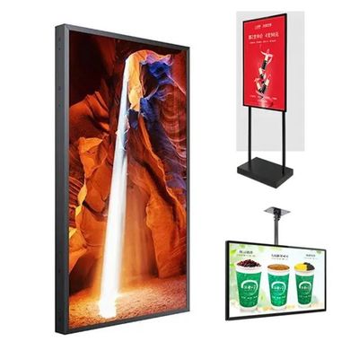 55 بوصة 16:9 ضوء عالية العرض الإعلاني مشغل الفيديو شاشة LCD مع 2000cd / m2 الضوء لشاشة المتجر