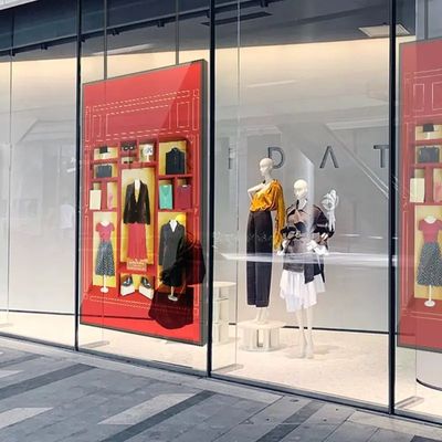 55 بوصة 16:9 مشغل فيديو عالي الوضوح شاشة LCD للإعلانات