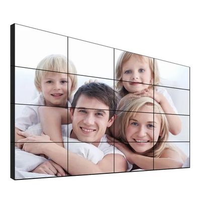 شاشة عرض فيديو حائط LCD مقاس 49 بوصة مع حواف فائقة الضيق 3.5 مم وسطوع 500 شمعة/متر مربع