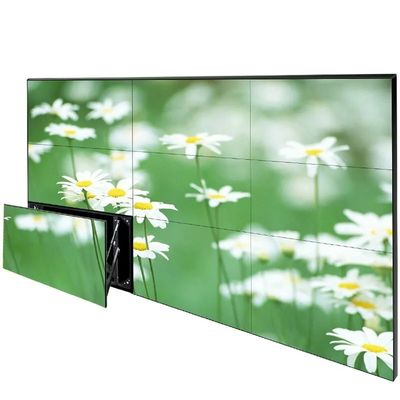 55 بوصة LCD الجدار التقاطع مع 4K الدقة وشاشة الحافة الضيقة لتطبيقات جدار الفيديو