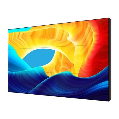 شاشة LCD مقاس 55 بوصة بدون إطار بسمك 1.8 مم مع سطوع 500 شمعة/متر مربع لشاشات الفيديو الجدارية الداخلية