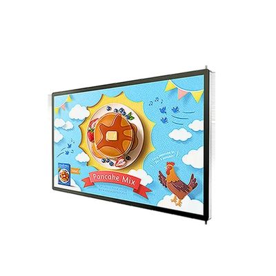 شاشة LCD الإعلانية عالية السطوع 125W مع 3000: 1 تباين للإشارات الرقمية
