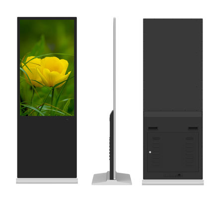 شاشة إعلانات LCD مستقلة 49 بوصة مع شاشة إشارات رقمية بدقة 4K