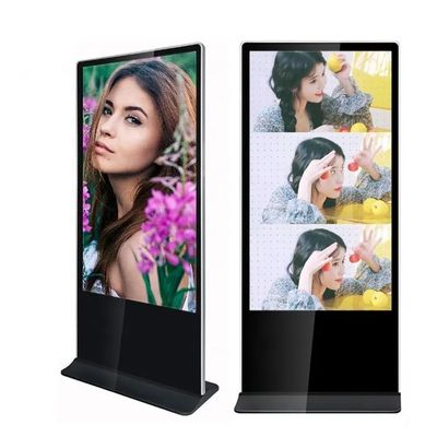 شاشة عرض إعلانات LCD عمودية مقاس 75 بوصة بدقة 4K ونظام تشغيل Android
