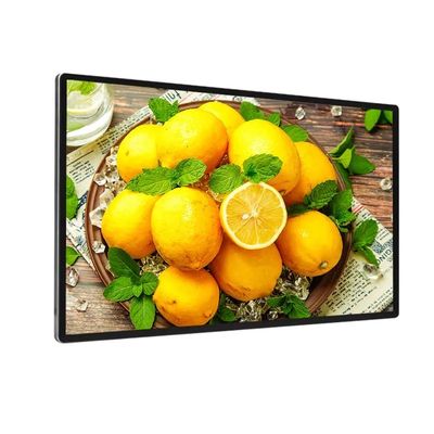 شاشة إعلانات LCD مثبتة على الحائط 98 بوصة بدقة 1920 × 1080 وحماية IP55 IP65