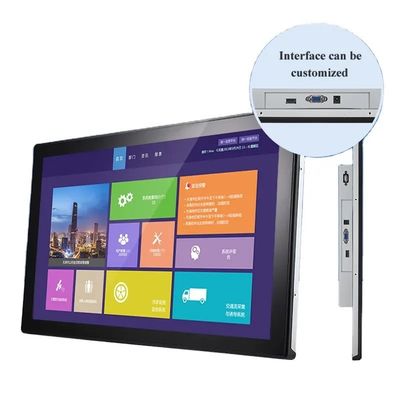 شاشة لمس سعوية أمامية مقاومة للماء IP65 مقاس 27 بوصة بدقة 1920 × 1080