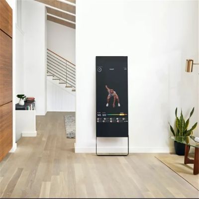 مرآة لياقة بدنية ذكية مقاس 43 بوصة مع نظام Android 7.1 RK3288 وشاشة عرض إعلانية LCD بسطوع مخصص