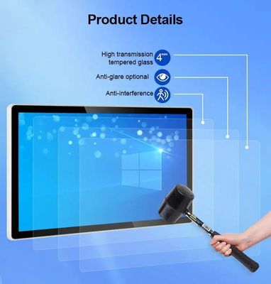 15.6 بوصة شاشة لمسة سعة مع 1920x1080 دقة ومتعدد اللمسات للتعرض الصناعي