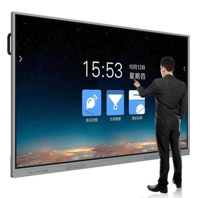 100 بوصة Full HD متعدد اللمسات الرقمية التفاعلية اللوحة البيضاء الذكية لوحة مسطحة شاشة لمسة