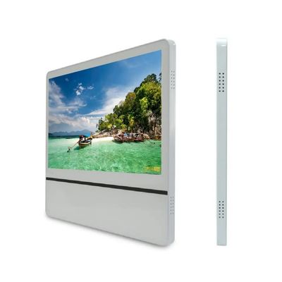 شاشة إعلانية مصعد 24 بوصة مع أندرويد 4G و 1920 x 1080 دقة للإشارات الرقمية المصعد