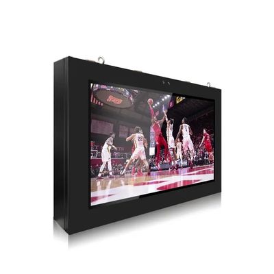 شاشة إعلانات خارجية على الحائط 43 بوصة مع 2500cd / m2 الوضوح وشبكة 4G أندرويد