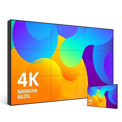 55 بوصة شاشة LCD الحائط مع 500cd / m2 الوضوح و 1920 * 1080 دقة الشاشة اللمسية شاشة فيديو الحائط