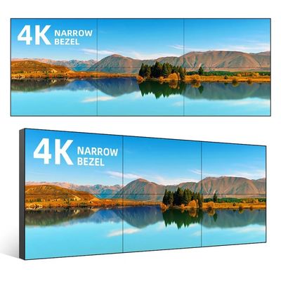 55 بوصة شاشة LCD الحائط مع 500cd / m2 الوضوح و 1920 * 1080 دقة الشاشة اللمسية شاشة فيديو الحائط