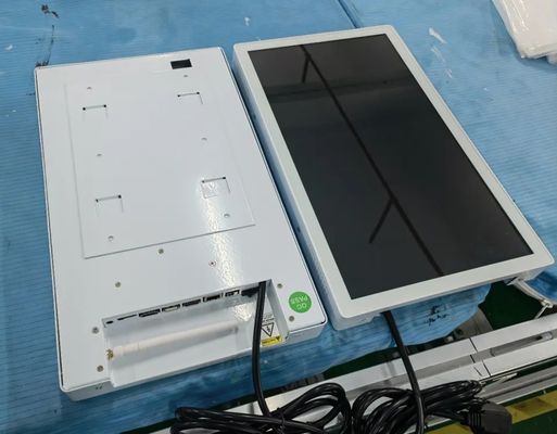 21.5 بوصة أندرويد فيديو شاشة LCD الإعلانية 3000: 1 التباين القشرة الخلفية العادية