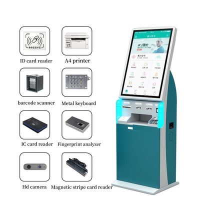 32 بوصة خدمة ذاتية عرض رقمي شاشة لمسة كيوسك مع طابعة A5