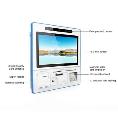 شاشة لمسة عالية السطوع 300cd / m2 مع دقة 1920 X 1080 ووقت الاستجابة 5ms