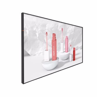 شاشة LCD / LED معلقة عالية السطوع عرض نطاق درجة حرارة واسعة نافذة متجر