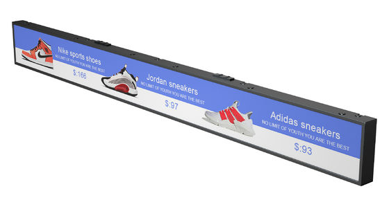 شاشة إعلانية LCD مقاس 47.1 بوصة بزاوية عرض 178 درجة ونسبة تباين 1000:1 للافتات رقمية عالية التأثير