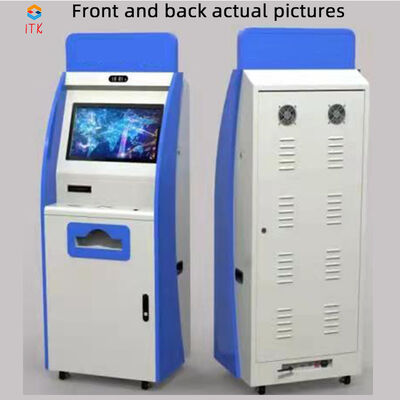 كشك الخدمة الذاتية مع شاشة لمس سعوية بعشر نقاط، وقبول نقدي، وموزع بطاقات، وشاشة TFT LCD