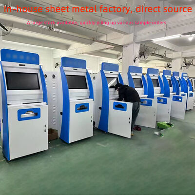 كشك الخدمة الذاتية مع شاشة لمس سعوية بعشر نقاط، وقبول نقدي، وموزع بطاقات، وشاشة TFT LCD