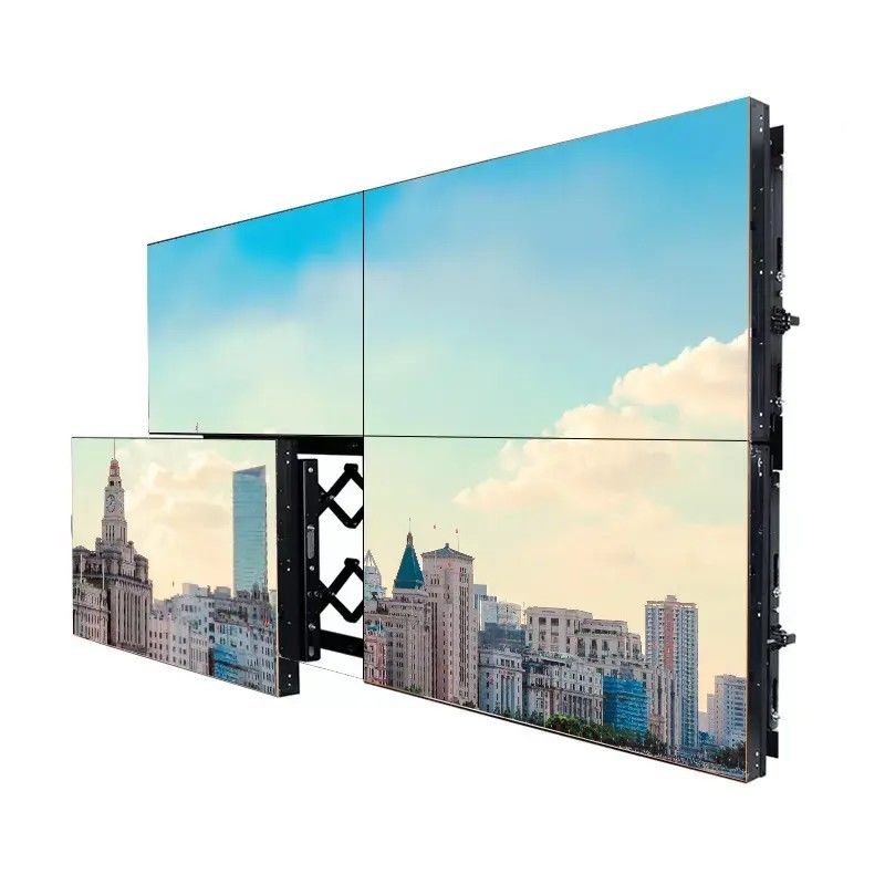 شاشة LCD مقاس 65 بوصة بدقة 4K مع حواف 3.5 مم لشاشات الفيديو عالية الدقة