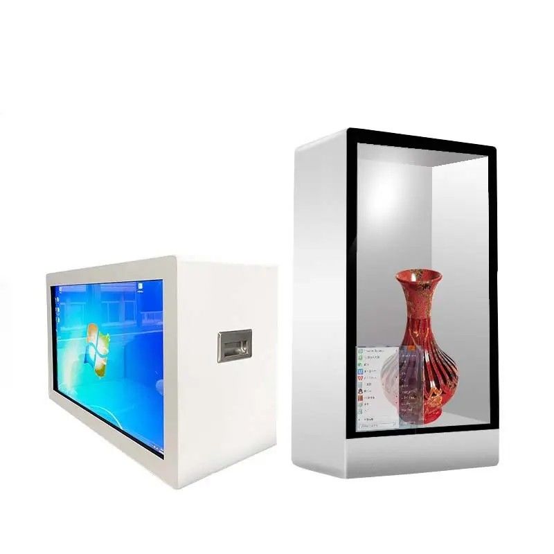 55 بوصة شاشة LCD شفافة مع 1920x1080 دقة و 10 نقاط شاشة لمسة