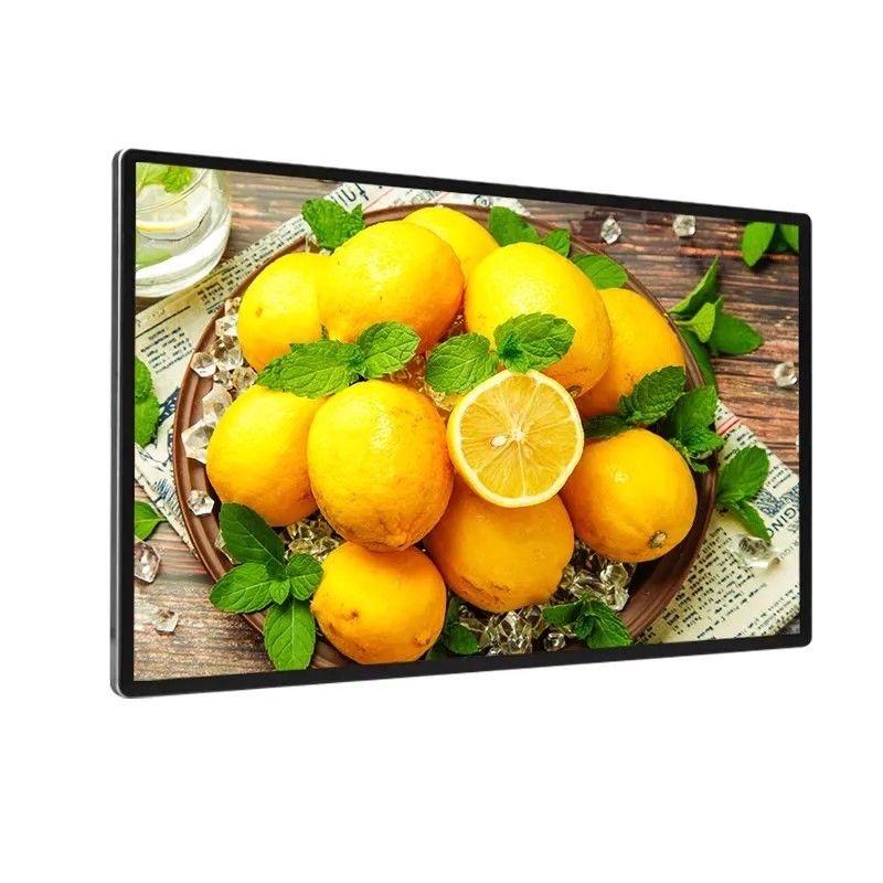 شاشة إعلانات LCD مثبتة على الحائط 98 بوصة بدقة 1920 × 1080 وحماية IP55 IP65