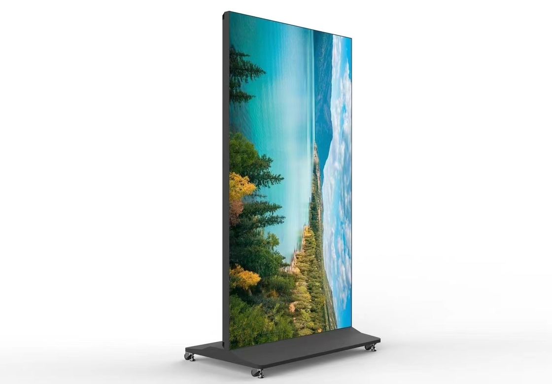 شاشة LCD إعلانية 75 بوصة بزاوية عرض 178 درجة 450cd / m2 السطوع ونسبة التباين 3000: 1 للإشارات الرقمية التجارية
