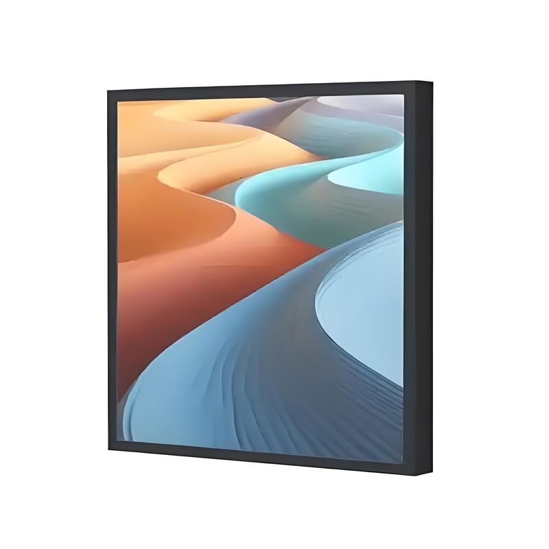 شاشة عرض إعلانات LCD معدنية مقاس 33.2 بوصة مع نسبة شاشة 1:1 للافتات الرقمية