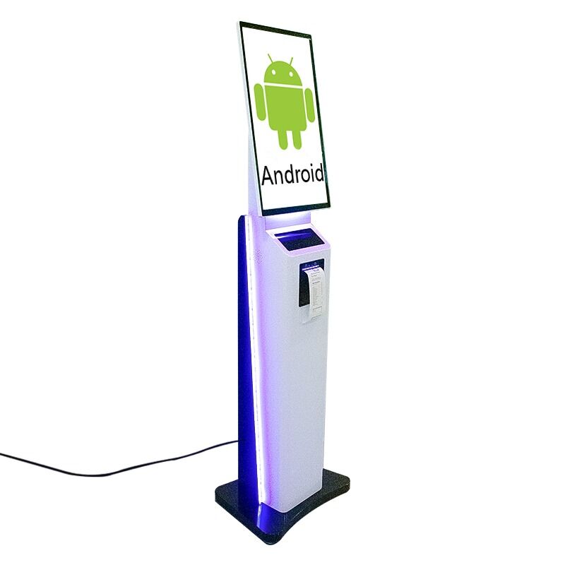 23.8/32 Inch Self Ordering Kiosk with Facial Recognition and Metal Case Touch Screen Kiosk