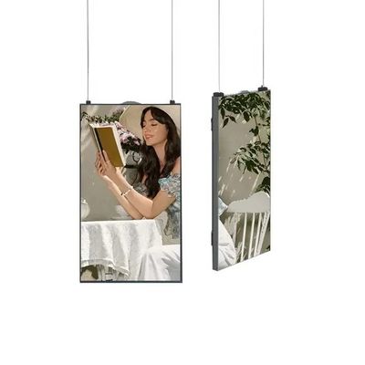 شاشة متجر إشارات رقمية إعلانية لاعب ضوء عال جدار الفيديو 49 بوصة